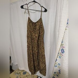 Floral Spaghetti Strap Dress